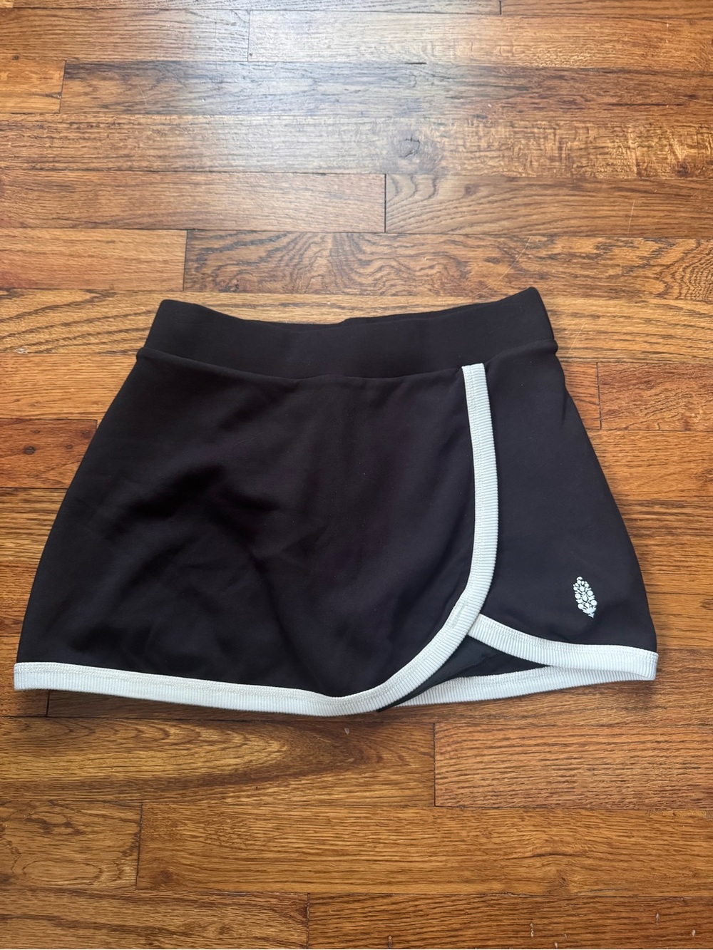 FP Movement by Free People Black Skort with White Trim